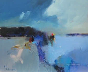 Paisajes Painting - paisaje marino abstracto 081